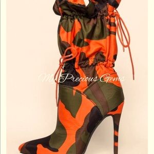 Camo Stiletto Boot